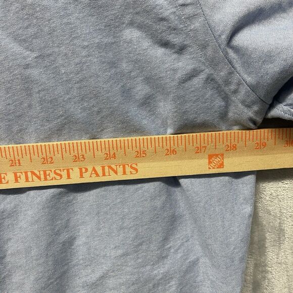 Ralph Lauren Shirt Mens 2XLT Tall Blue‎ Classic Fit Flesh Pony Chambray Preppy - Picture 4 of 8